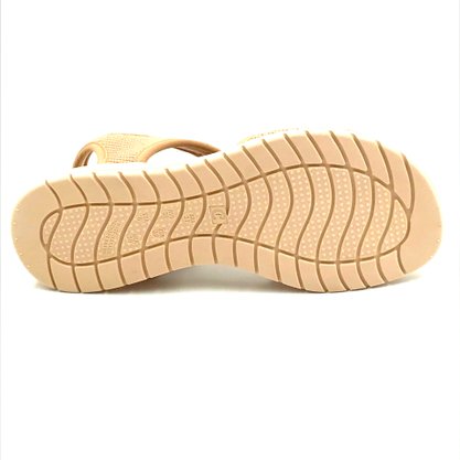 Sandália Comfortflex Calce Fácil Bege 2351402