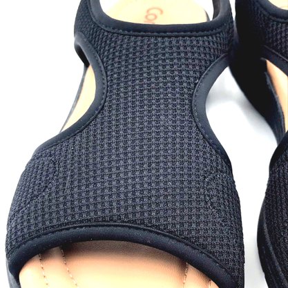 Sandália Comfortflex Calce Fácil Preta 2351402