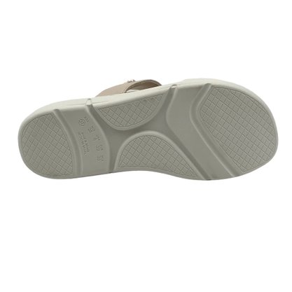 Sandália Comfortflex Papete Calce Fácil Bege 2368403