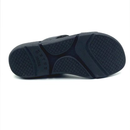 Sandália Comfortflex Papete Calce Fácil Preta 2368403