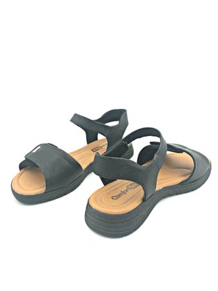 Sandália Comfortflex Papete Preta 2051403