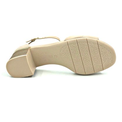 Sandália Comfortflex Pele Salto Grosso 2152404