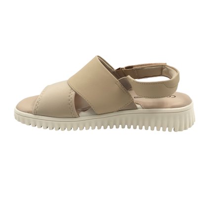 Sandália Comfortflex Total Care Calce Fácil Nude 2449401