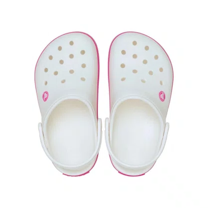 Sandália Crocs Original Crocband Infantil Branca 20700
