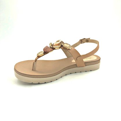 Sandália Dakota Flatform Anatômica Antique Pedras 7421