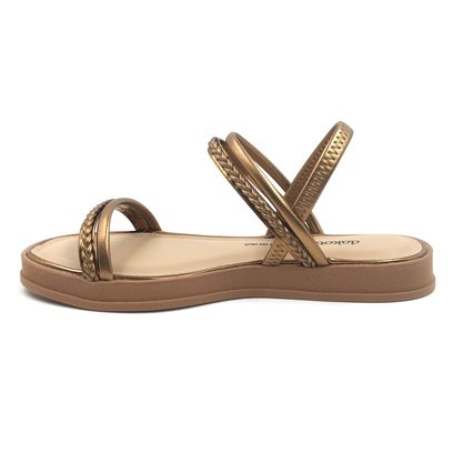 Sandália Dakota Flatform Calce Fácil Bronze 8441