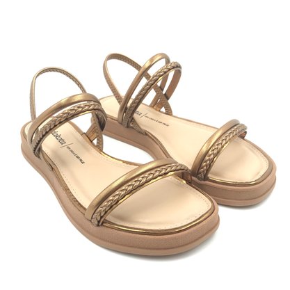 Sandália Dakota Flatform Calce Fácil Bronze 8441