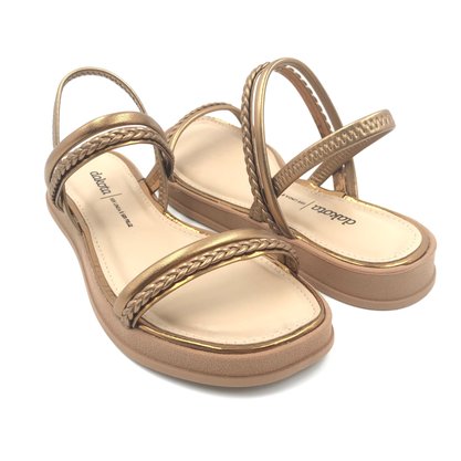 Sandália Dakota Flatform Calce Fácil Bronze 8441