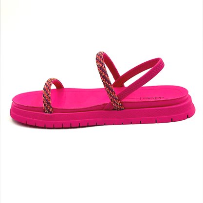 Sandália Dakota Papete com Strass Pink 6891