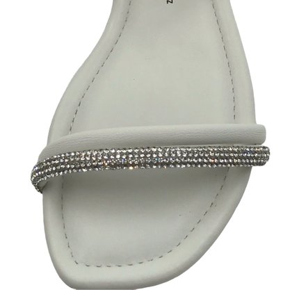 Sandália Dakota Rateira com Strass Branca 6972