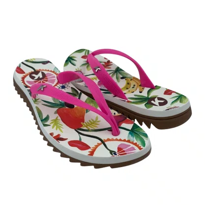 Sandália Feminina Kenner Ibiza Pro Frutas Rosa