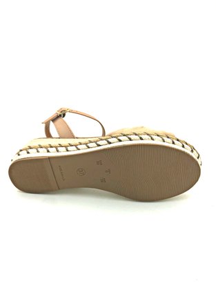 Sandália Flatform Com Nó Nobuck Pele Renata Mello 64064