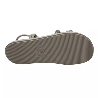 Sandália Flatform Mississipi Calce Fácil Bege 773