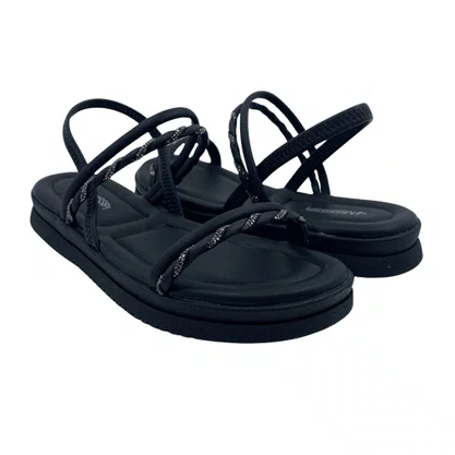 Sandália Flatform Mississipi Calce Fácil Preta 171