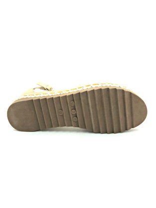 Sandália Flatform Renata Mello Amêndoa 63055