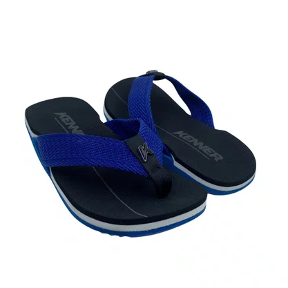 Sandália Infantil Kenner NK6 Azul com Preto