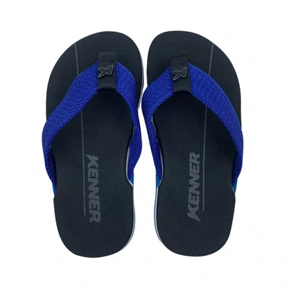 Sandália Infantil Kenner NK6 Azul com Preto