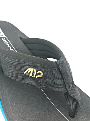 Sandália Kenner M12 Gel Preto/Azul