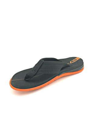 Sandália Kenner M12 Gel Preto/Laranja