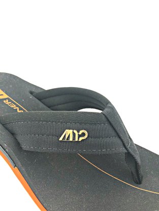 Sandália Kenner M12 Gel Preto/Laranja