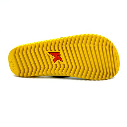 Sandália Kenner Masculina NK6 Preta com Amarelo