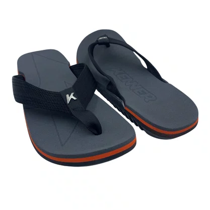 Sandália Kenner NK6 Cinza com Preto
