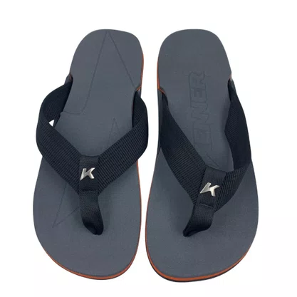 Sandália Kenner NK6 Cinza com Preto