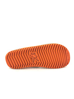 Sandália Kenner NK6 Preto/Laranja