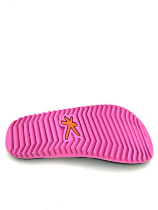 Sandália Kenner NK6 Preto/Rosa