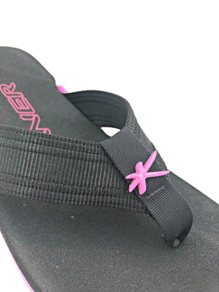 Sandália Kenner NK6 Preto/Rosa