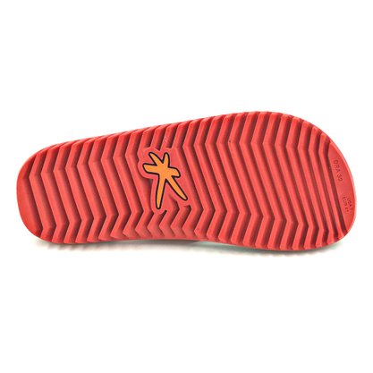Sandália Kenner NK6 Preto/Vermelho