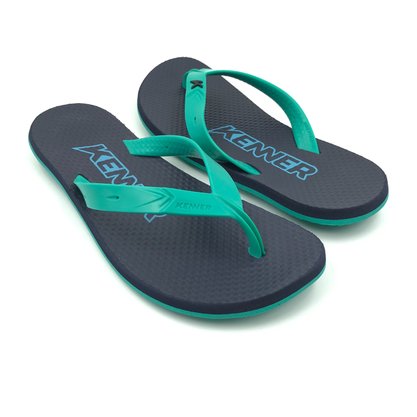 Sandália Kenner Summer Azul com Verde