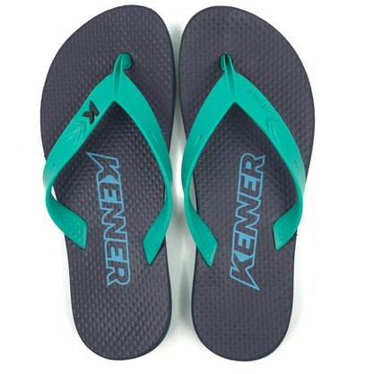 Sandália Kenner Summer Azul com Verde