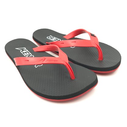 Sandália Kenner Summer Preto com Vermelho