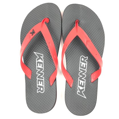 Sandália Kenner Summer Preto com Vermelho