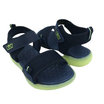 Sandália Kidy Menino Flex Light Luz Azul 1630114