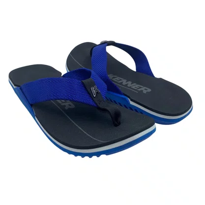 Sandália Masculina Kenner NK6 Azul com Preto