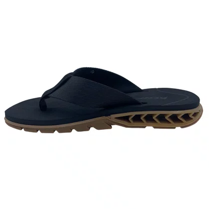 Sandália Masculina Kenner Rakka Preta com Marrom