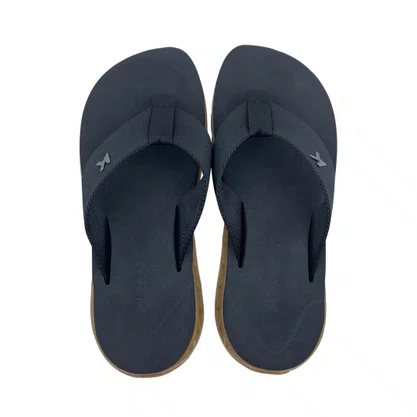 Sandália Masculina Kenner Rakka Preta com Marrom
