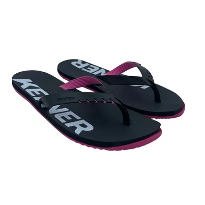 Sandália Masculina Kenner Red Preta com Rosa