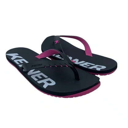 Sandália Masculina Kenner Red Preta com Rosa
