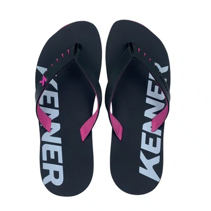 Sandália Masculina Kenner Red Preta com Rosa