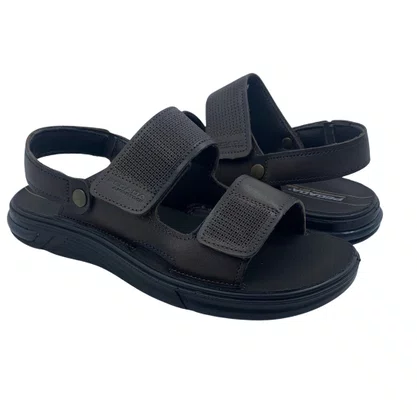 Sandália Masculina Pegada Couro Marrom 134402