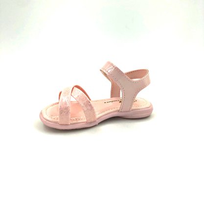 Sandália Menina Baby Kidy Rosa 0020769 Com Laço