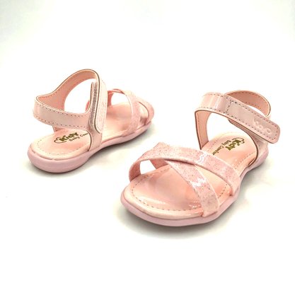 Sandália Menina Baby Kidy Rosa 0020769 Com Laço