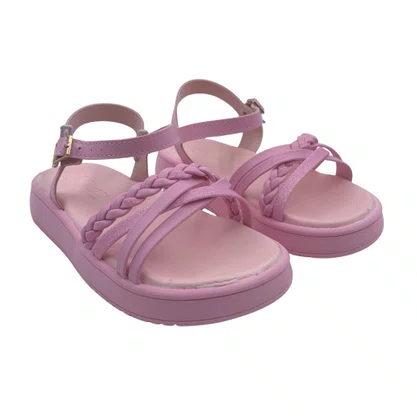 Sandália Menina Papete com Brinquedo Kidy Rosa 4400029