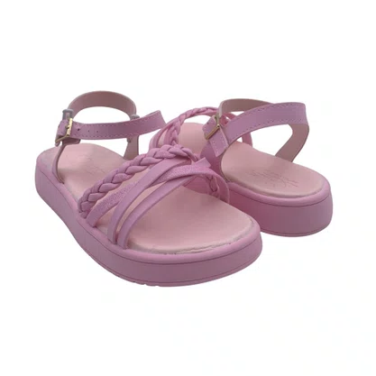 Sandália Menina Papete com Brinquedo Kidy Rosa 4400029