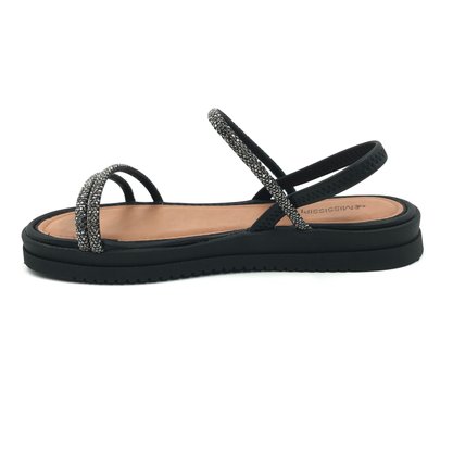 Sandália Mississipi Flatform Calce Fácil Preta 715