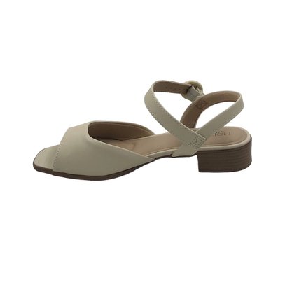 Sandália Modare Creme Salto Baixo 7169107
