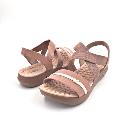 Sandália Modare Flatform Ultracomforto Nude 7142102